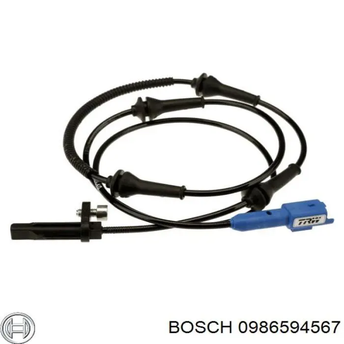 Купити 0986594567 Bosch Датчик АБС (ABS) передній