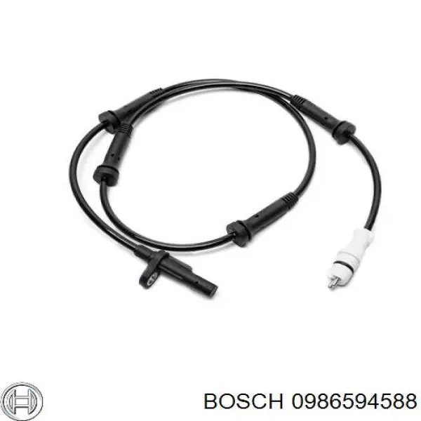 Датчик АБС (ABS) задній Bosch 0986594588 ціна, від 24.58 USD