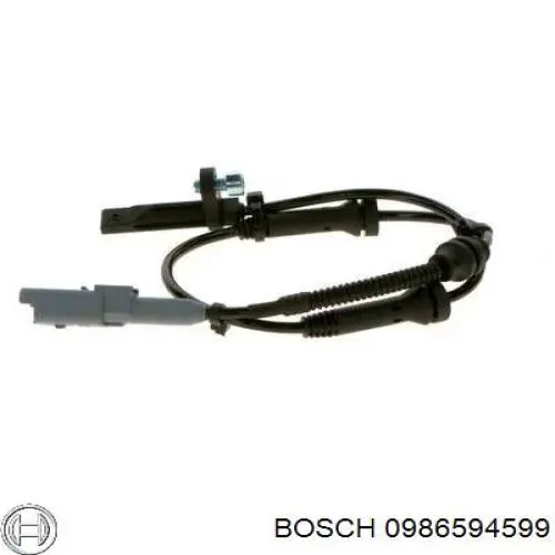 Купити 0986594599 Bosch Датчик АБС (ABS) задній