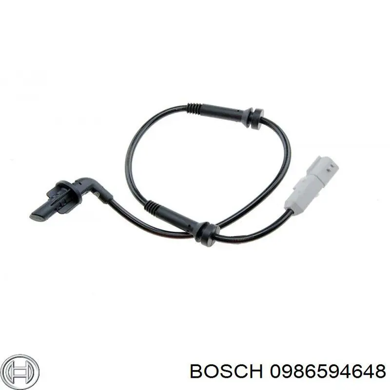 0986594648 Bosch датчик абс (abs задній, правий)