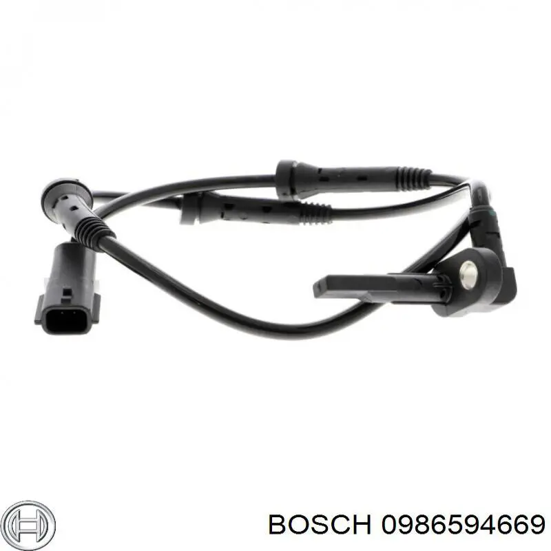 0986594669 Bosch датчик абс (abs передній)