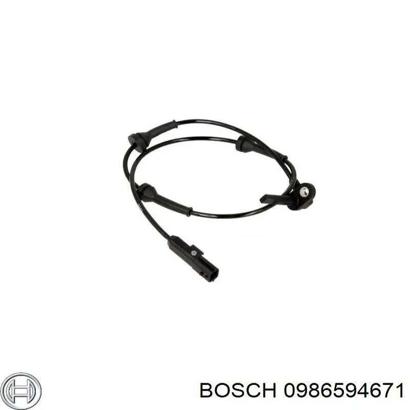 Купити 0986594671 Bosch Датчик АБС (ABS) передній