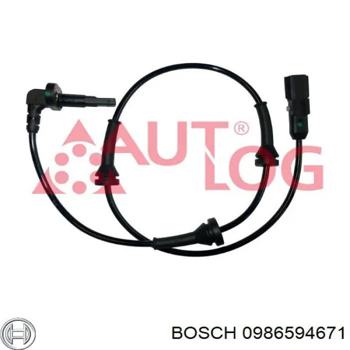 Датчик АБС передній 0986594671 Bosch