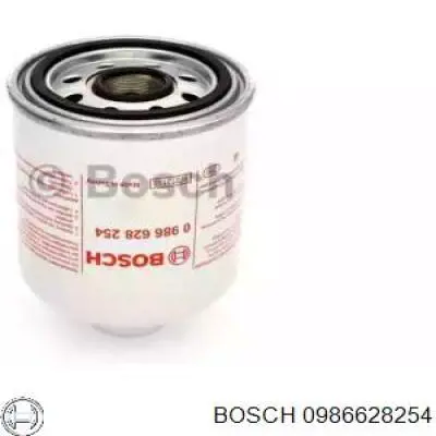 0986628254 Bosch фільтр осушувача повітря (вологомастиловідділювача (TRUCK))