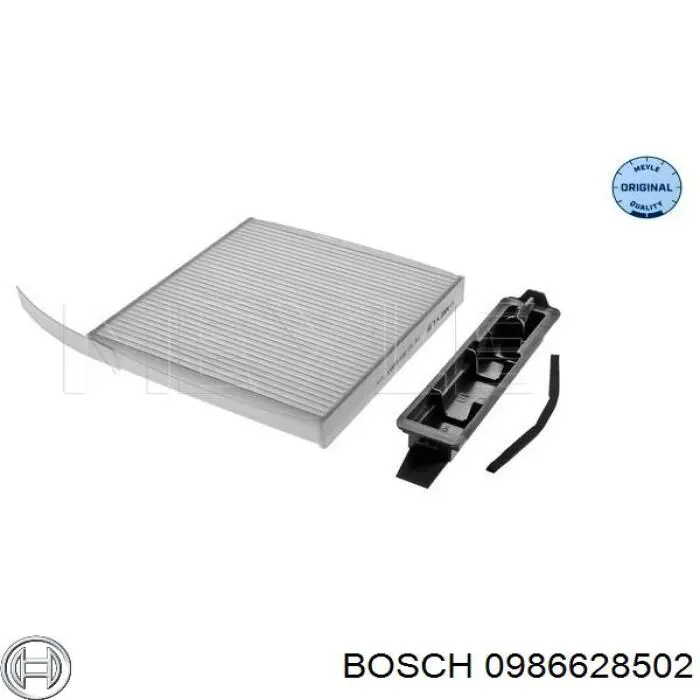 Фільтр повітряний обігрівача Bosch 0986628502 ціна, від 8.07 USD