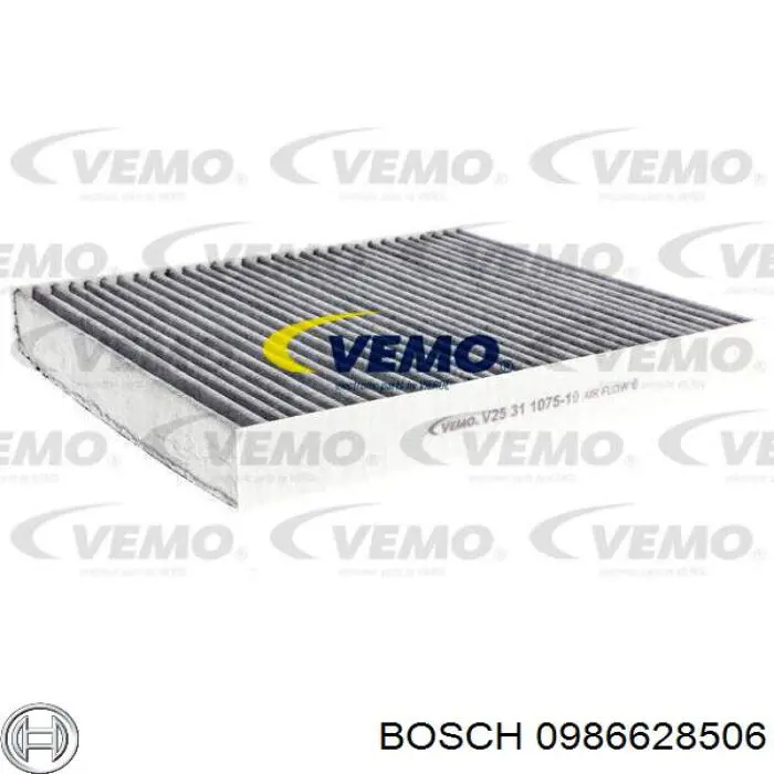 Фільтр салону 0986628506 Bosch