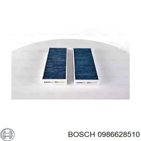 Фільтр повітряний обігрівача Bosch 0986628510 ціна, від 15.53 USD