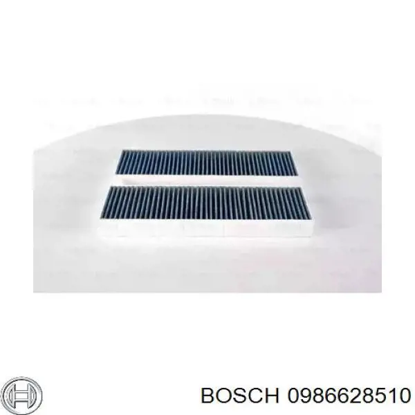 Купити 0986628510 Bosch Фільтр салону вугільний
