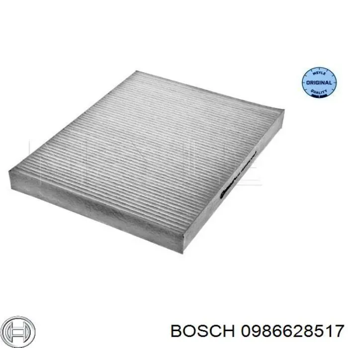 Фільтр повітряний обігрівача Bosch 0986628517 ціна, від 20.39 USD