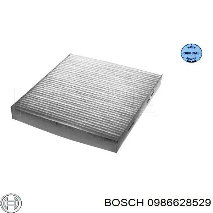 Купити 0986628529 Bosch Фільтр салону вугільний