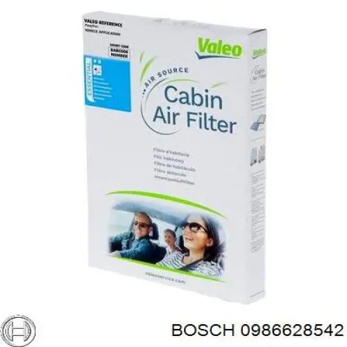 Фільтр салону 0986628542 Bosch