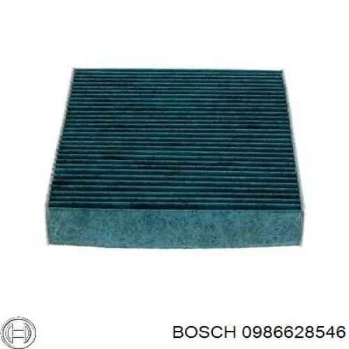 Фільтр повітряний обігрівача Bosch 0986628546 ціна, від 19.14 USD