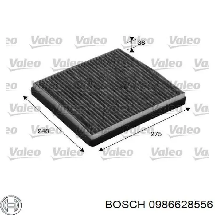 Повітряний фільтр салону Bosch 0986628556