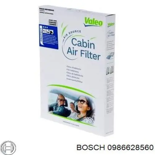 0986628560 Bosch Внутрішньосалонний фільтр