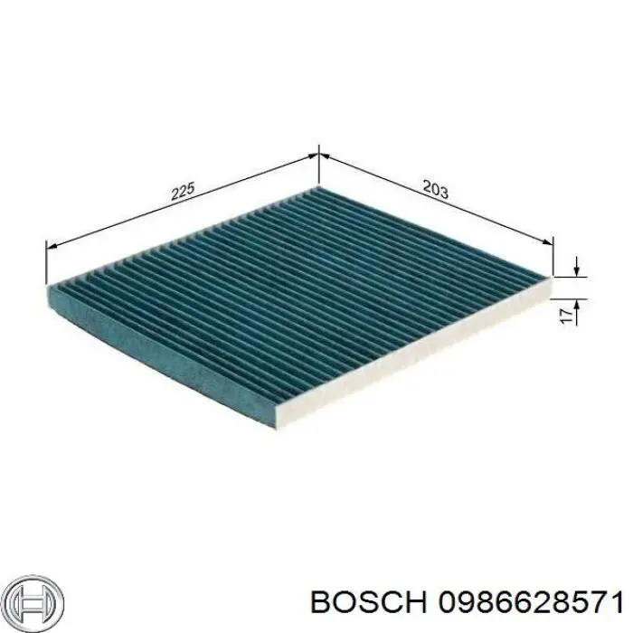 Фільтр салону 0986628571 Bosch