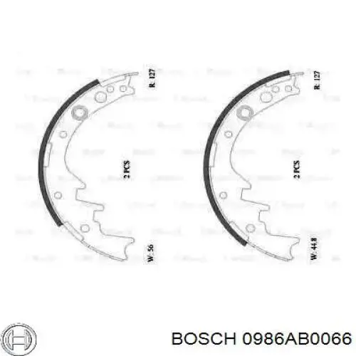 Колодки гальмові задні, барабанні 0449535051 Toyota