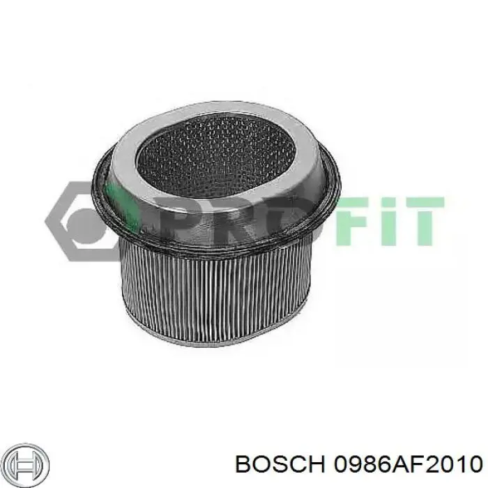 0986AF2010 Bosch Повітряний фільтр двигуна