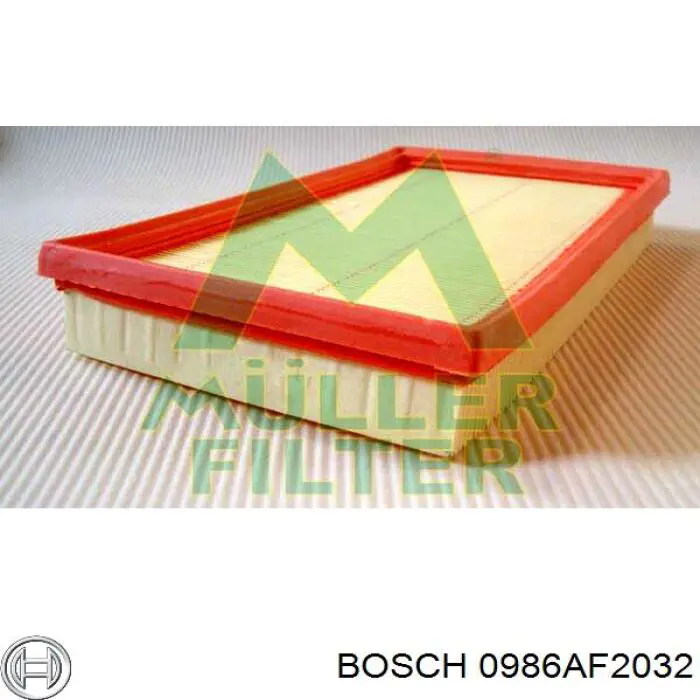 Купити 0986AF2032 Bosch Автомобільний фільтр повітря