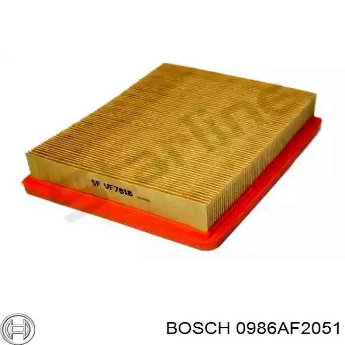 Купити 0986AF2051 Bosch Автомобільний фільтр повітря