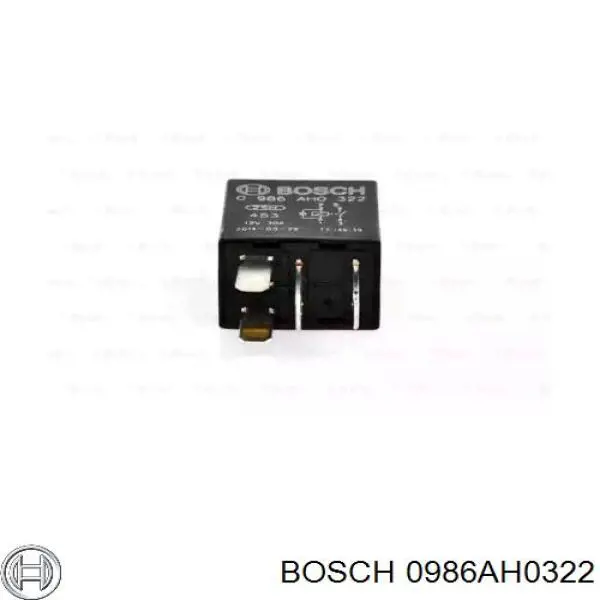 Реле вентилятора 0986AH0322 Bosch