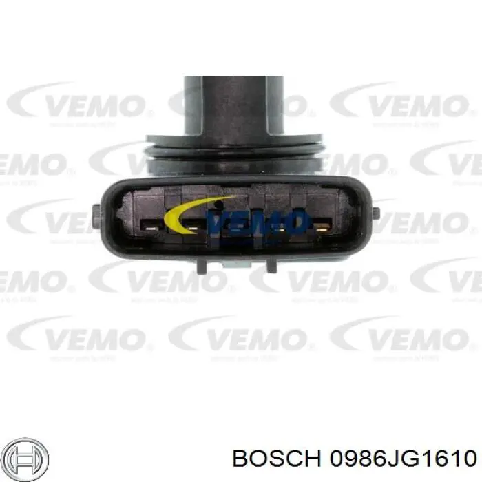 0986JG1610 Bosch датчик потоку (витрати повітря, витратомір MAF - (Mass Airflow))