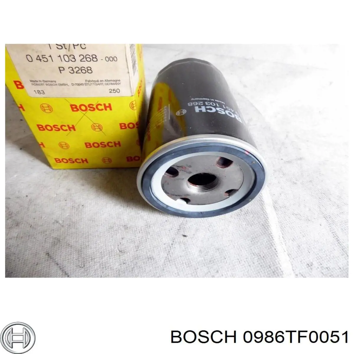 0986TF0051 Bosch фільтр масляний