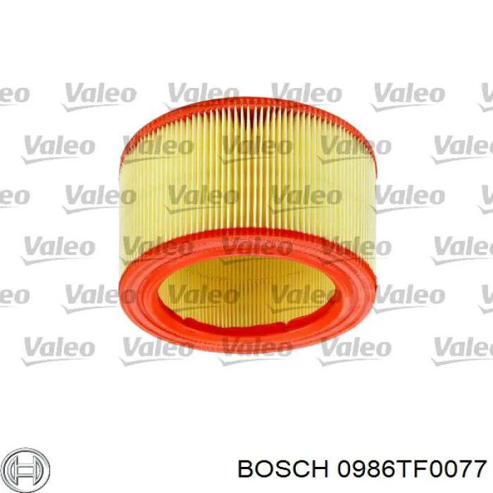 Елемент повітряного фільтра Bosch 0986TF0077 ціна, від 4.44 USD