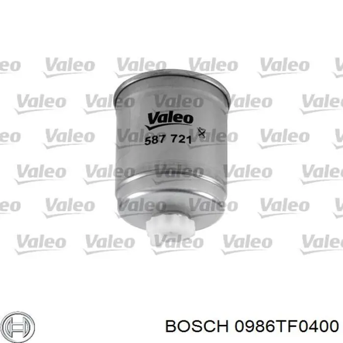 Паливний фільтр 0986TF0400 Bosch