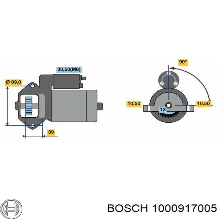 Підшипник стартера ABE9136INA As-pl