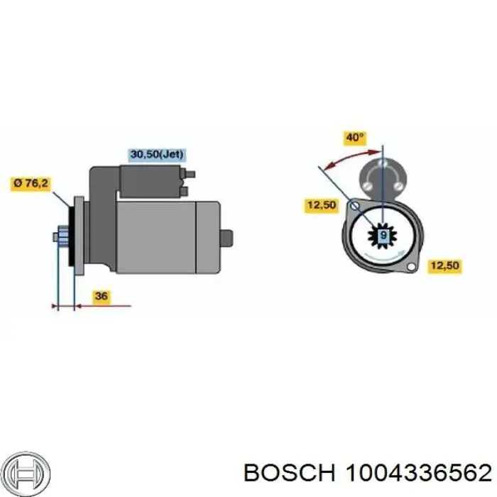 Купити 1004336562 Bosch Щеткодеpжатель стартера