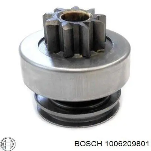 1006209801 Bosch Бендикс стартера (Количество шлицов: 16, Количество зубьев: 9)