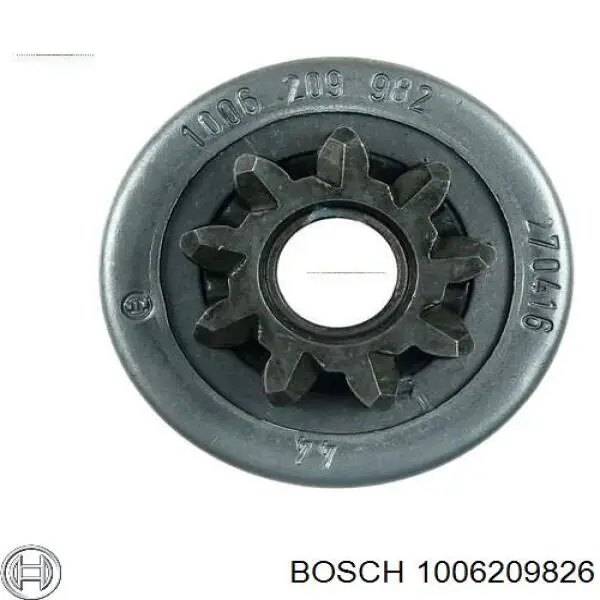 Бендикс стартера BOSCH 1006209826