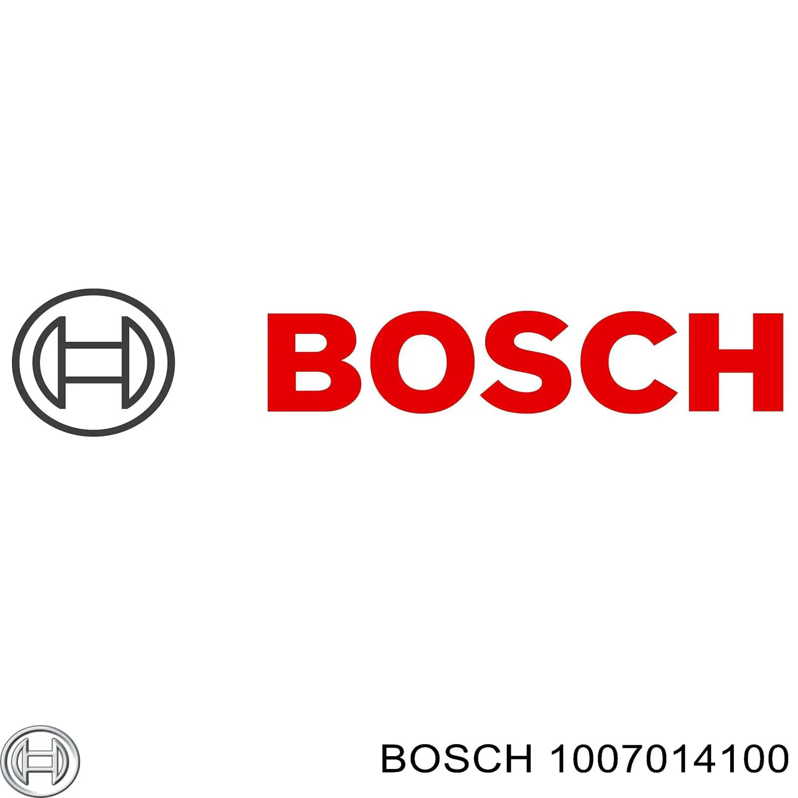 1007014100 Bosch щітка стартера