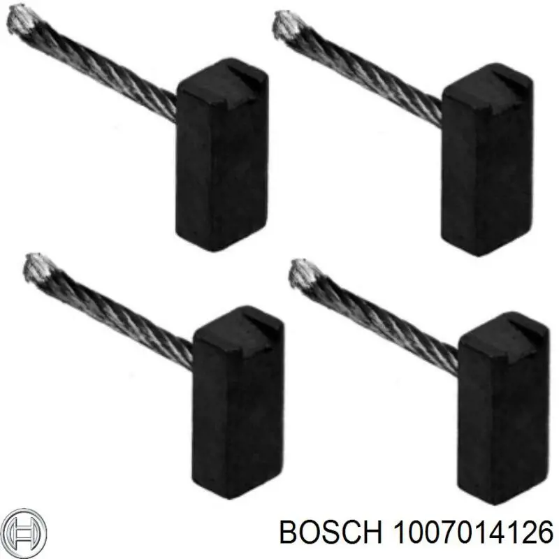 1007014126 Bosch щітка стартера