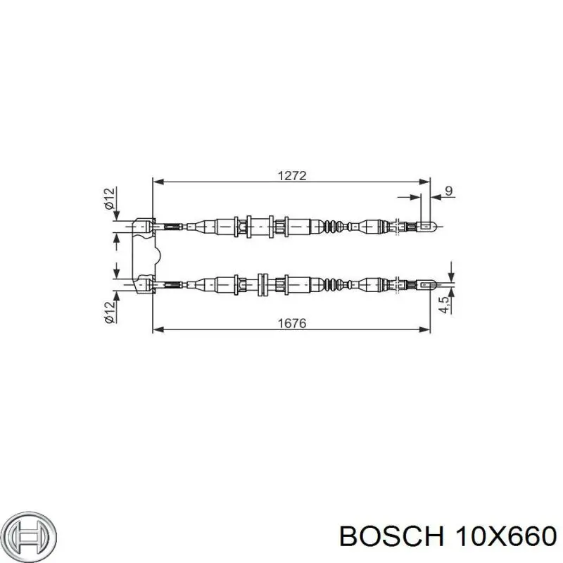 10X660 Bosch Поліклиновий ремінь