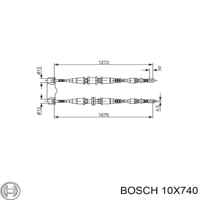 Клиновий ремінь Bosch 10X740 ціна, від 3.83 USD