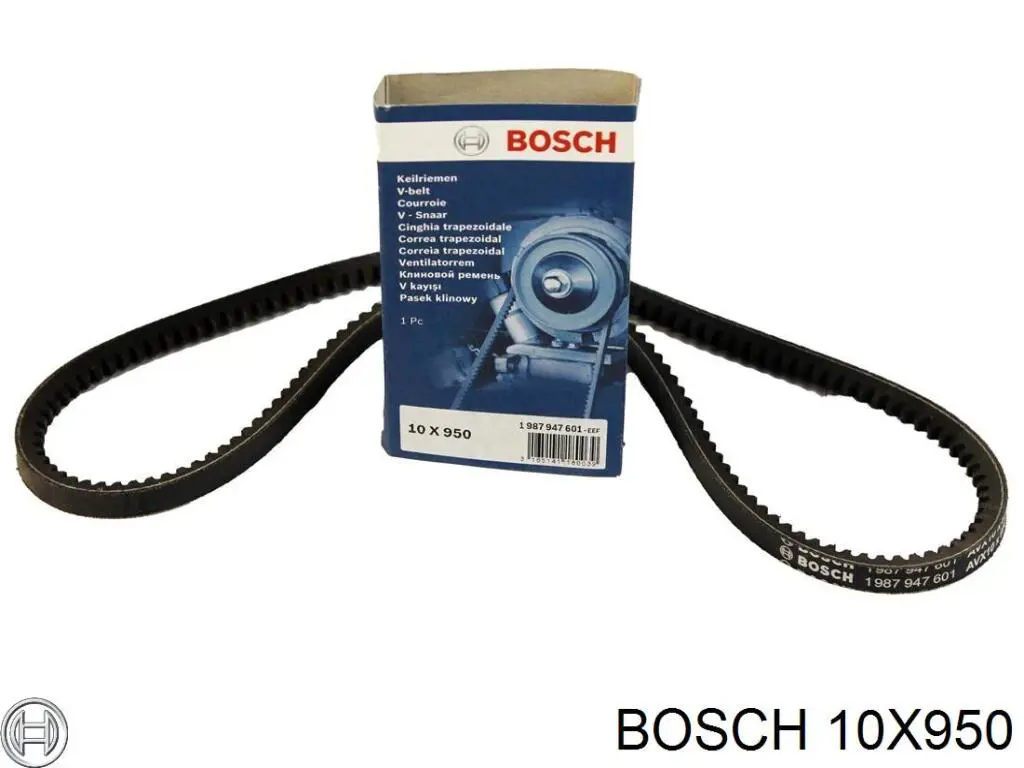 Клиновий ремінь Bosch 10X950 ціна, від 3.80 USD