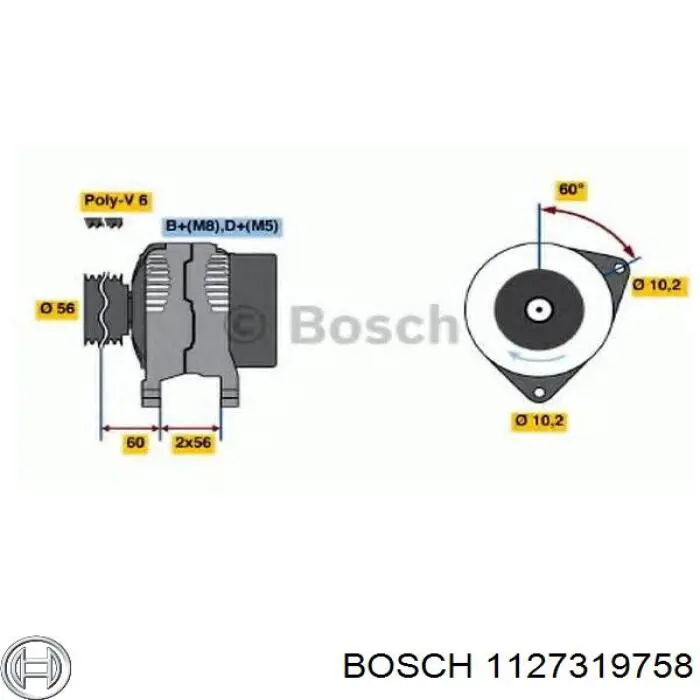 Купити 1127319758 Bosch Діодний міст