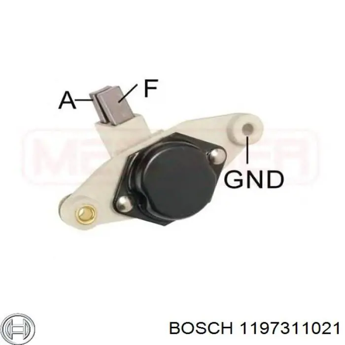 Реле зарядки генератора Bosch 1197311021 ціна, від 7.84 USD
