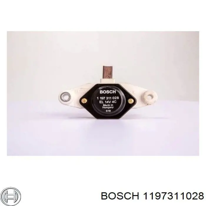 1197311028 Bosch реле-регулятор генератора, (реле зарядки)