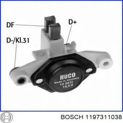 Реле зарядки генератора Bosch 1197311038 ціна, від 7.75 USD