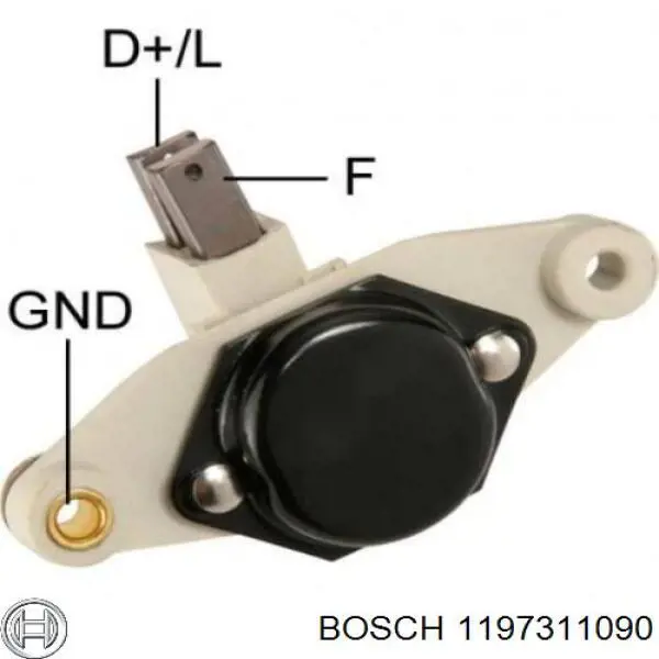 Реле зарядки генератора Bosch 1197311090 ціна, від 6.95 USD