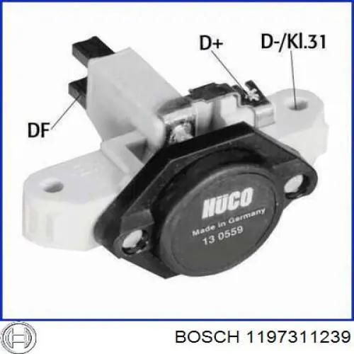 Купити 1197311239 Bosch Реле регулятор напруги генератора