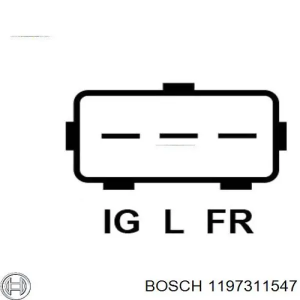 Реле зарядки генератора Bosch 1197311547 ціна, від 25.82 USD