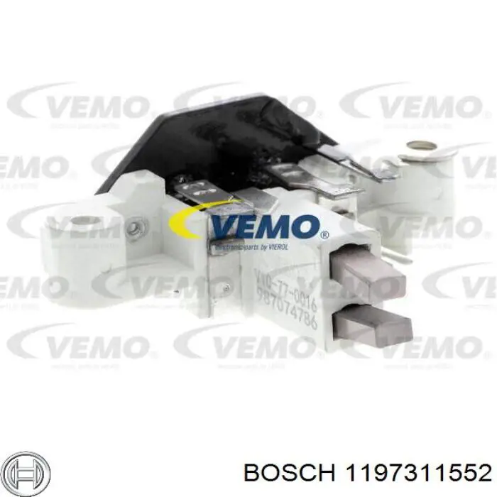 1197311552 Bosch реле-регулятор генератора, (реле зарядки)