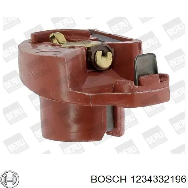 Бігунок (ротор) розподільника запалювання 1234332196 Bosch