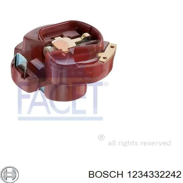1234332242 Bosch бігунок (ротор розподільника запалювання)