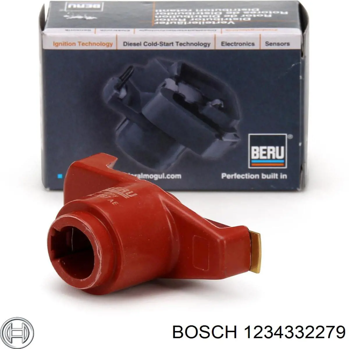 Бігунок (ротор) розподільника запалювання 1234332279 Bosch