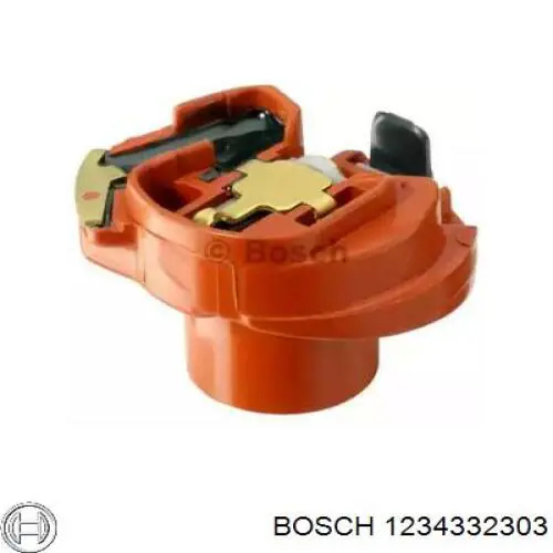 1234332303 Bosch бігунок (ротор розподільника запалювання)
