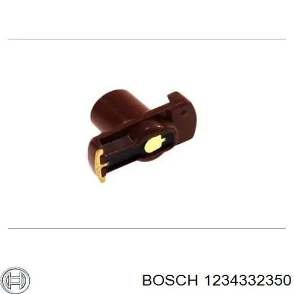 1234332350 Bosch бігунок (ротор розподільника запалювання)